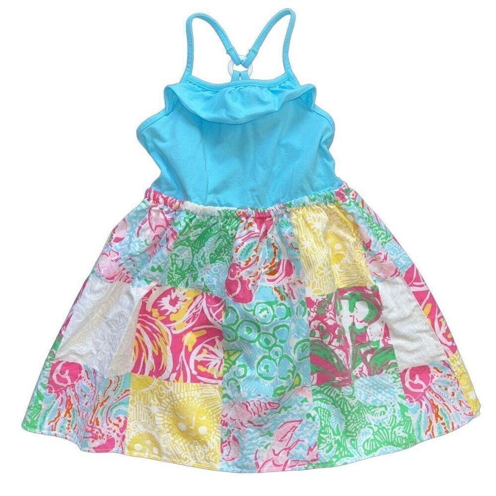 Lilly Pulitzer girls dress state patch multi size XS | 2